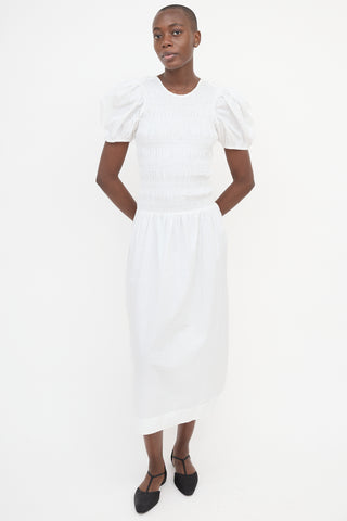 Ganni Poplin Smock Dress