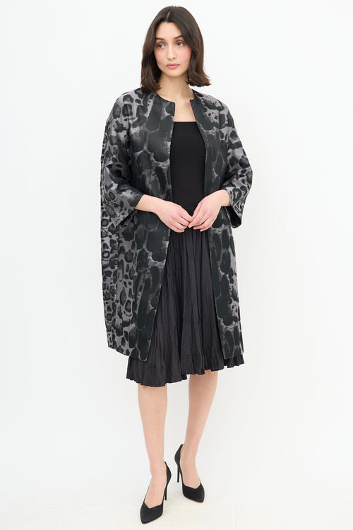 Giambattista Valli Printed Open Coat