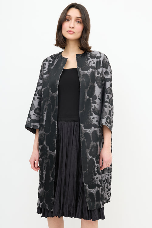 Giambattista Valli Printed Open Coat