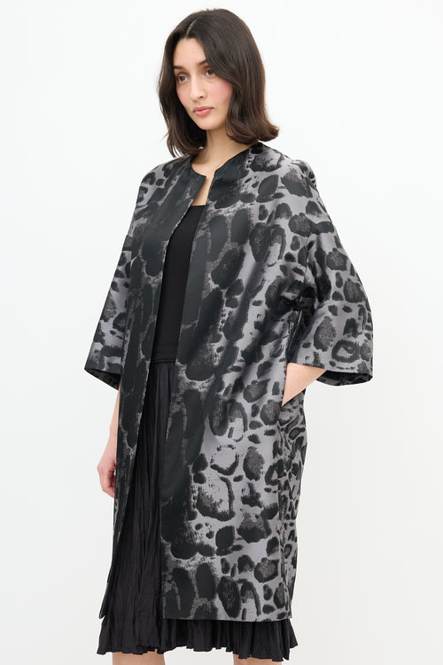 Giambattista Valli Printed Open Coat