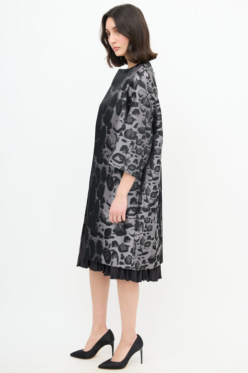 Giambattista Valli Printed Open Coat