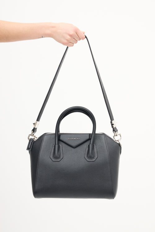 Givenchy Black Leather Small Antigona Bag