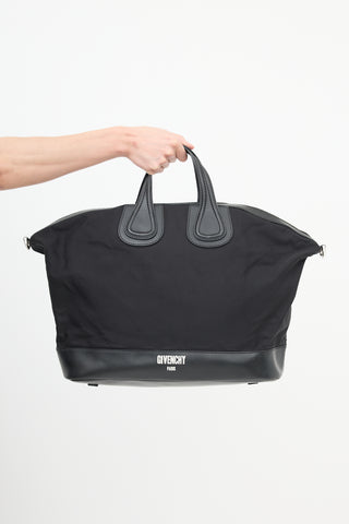 Givenchy Leather 
Nylon Nightingale Bag