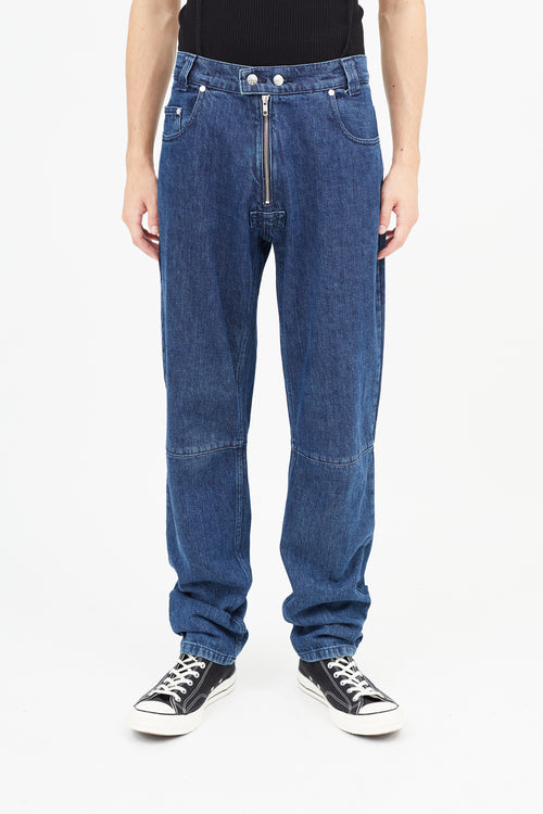 GmbH Blue Straight Leg Jeans