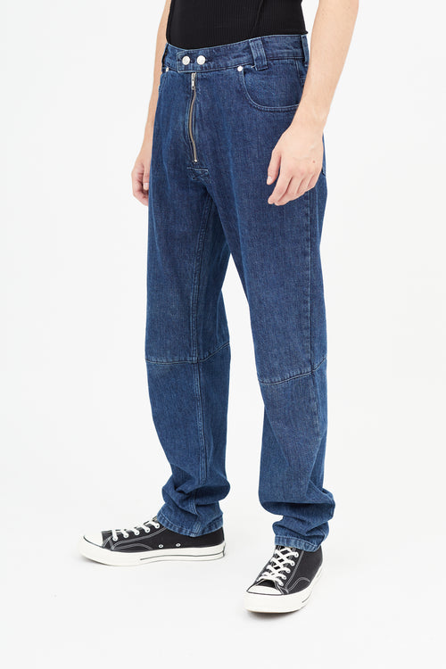 GmbH Blue Straight Leg Jeans