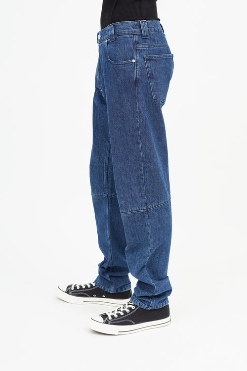 GmbH Blue Straight Leg Jeans