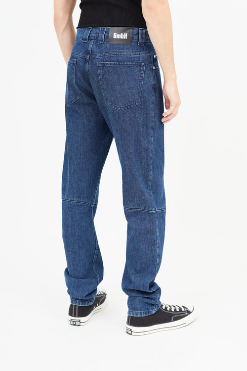 GmbH Blue Straight Leg Jeans