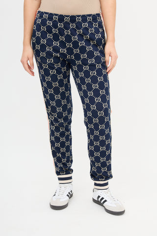 Gucci Webbed Trim GG Track Pant