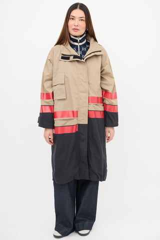 Gucci X Balenciaga 2021 Asymmetric Parka