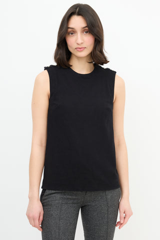 Gucci Buttoned Sleeveless Blouse