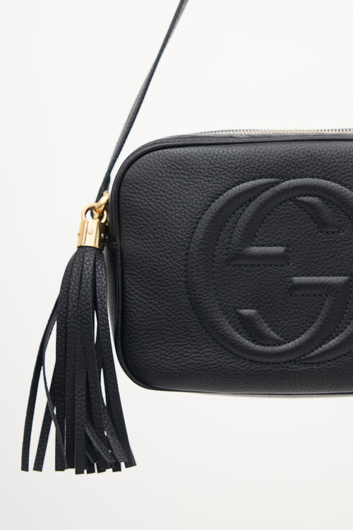 Gucci Black Leather Small Soho Disco Bag