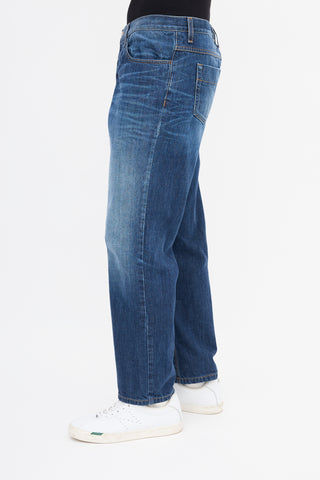 Gucci Medium Wash Straight Leg Jeans