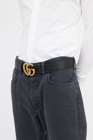 Gucci Leather GG Marmont Belt