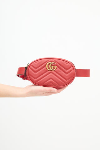 Gucci Leather Marmont Belt Bag