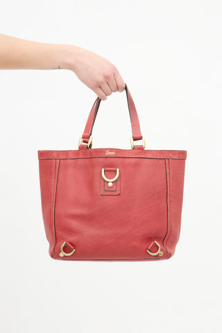 Gucci Leather Abbey Tote Bag