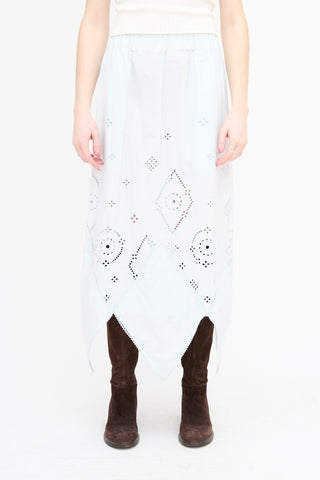 Ganni Broderie Anglaise Skirt