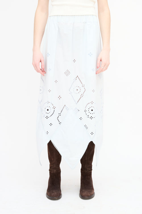 Ganni Broderie Anglaise Skirt