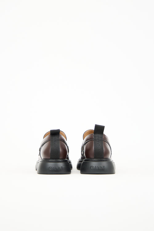 Ganni Brown Everyday Loafer