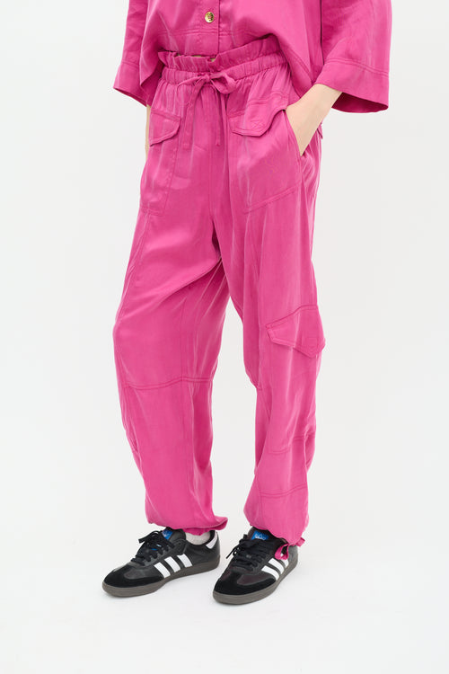 Ganni Pink Co-Ord Set