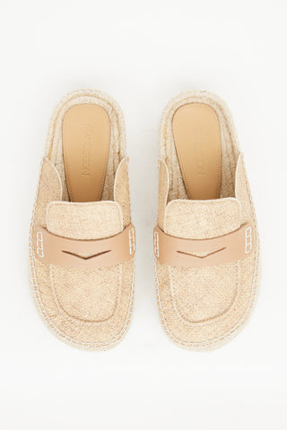 JW Anderson Beige Woven Mule