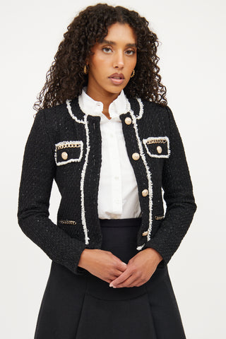 Generation Love Black 
White Tweed Jacket