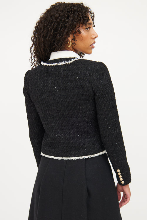 Generation Love Black 
White Tweed Jacket