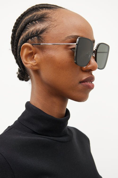 Gentle Monster Black 
Gold MuMu Sunglasses