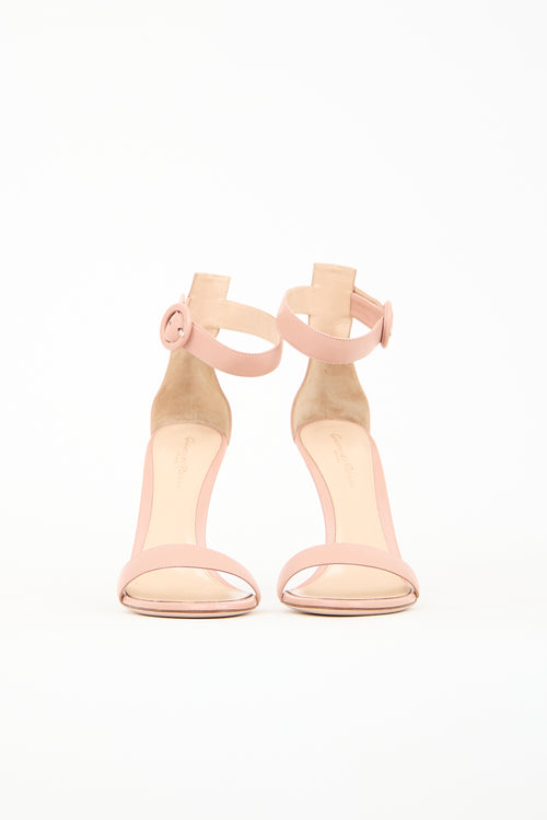  Beige Leather Portofino Heel