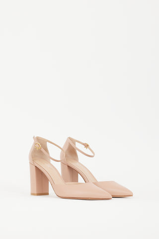 Gianvito Rossi Beige Leather Ribbon D
Orsay 90mm Pump