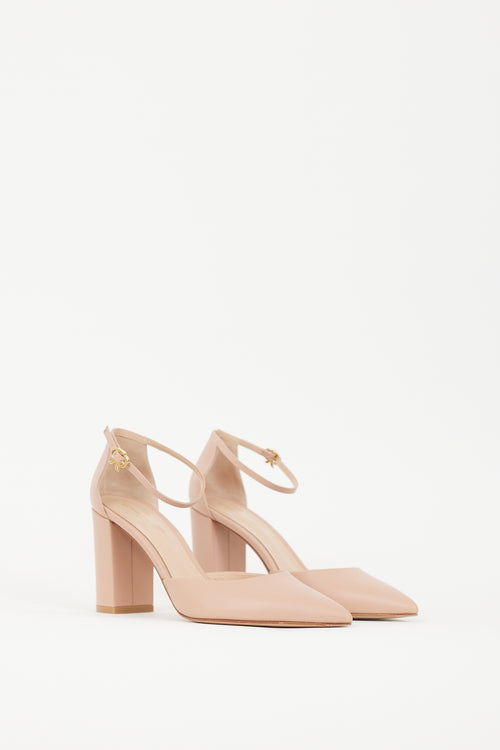 Gianvito Rossi Beige Leather Ribbon D
Orsay 90mm Pump