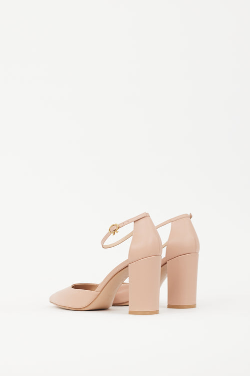 Gianvito Rossi Beige Leather Ribbon D
Orsay 90mm Pump