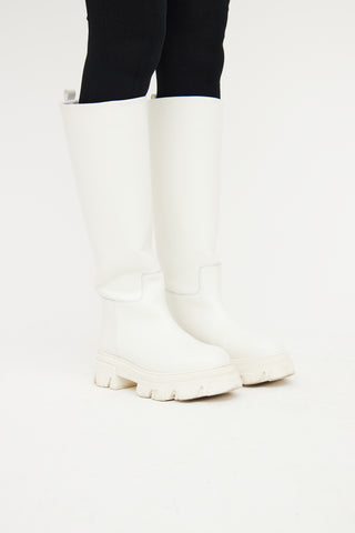 Gia x Pernille Teisbaek White Tall Boot