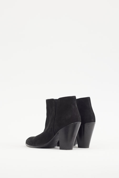 Giuseppe Zanotti Black Suede Nicky Boot