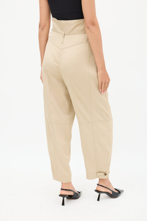 Givenchy Beige High Waist Balloon Trouser