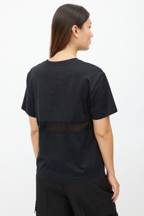 Black Lace Logo T-Shirt