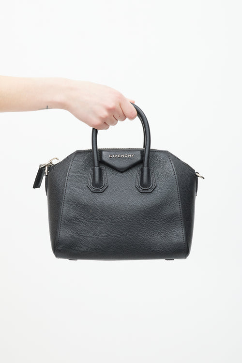 Givenchy Black Leather Mini Antigona Bag