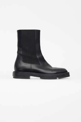 Givenchy Black Leather Chelsea Boot