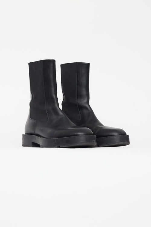 Givenchy Black Leather Chelsea Boot