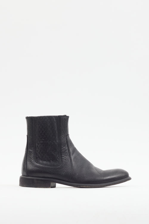 Givenchy Black Leather Chelsea Boot