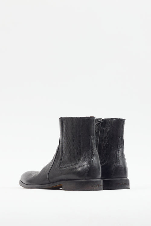 Givenchy Black Leather Chelsea Boot