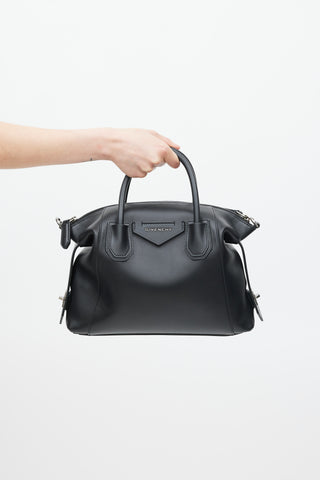 Givenchy Black Leather Small Antigona Soft Crossbody Bag