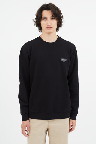 Givenchy Black Logo Patch Crewneck