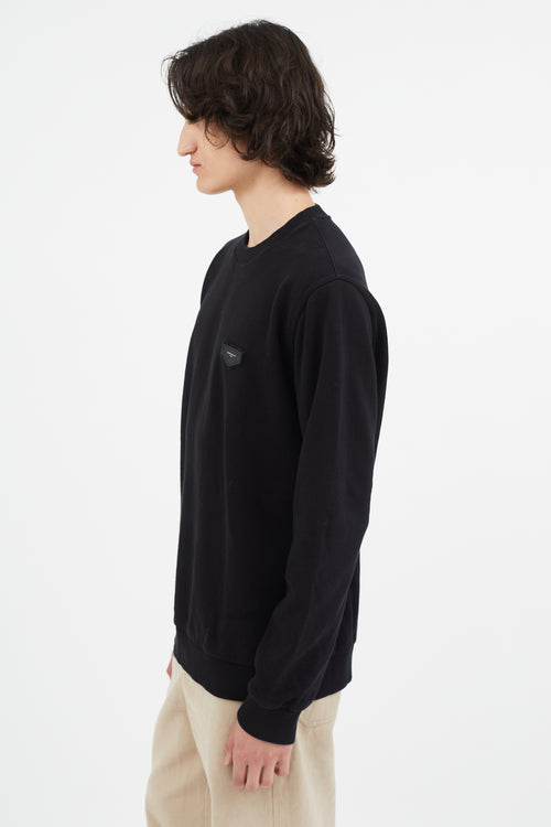 Givenchy Black Logo Patch Crewneck