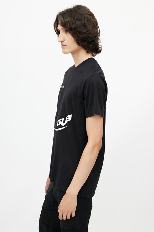 Givenchy Black 
Multicolour Logo T-Shirt