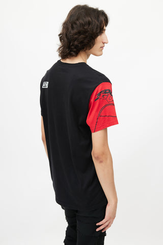 Givenchy Black 
Multicolour Logo T-Shirt