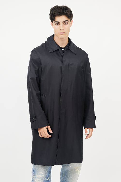 Givenchy Black Nylon Coat