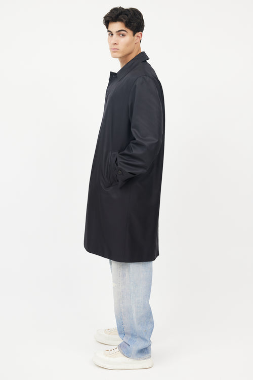 Givenchy Black Nylon Coat