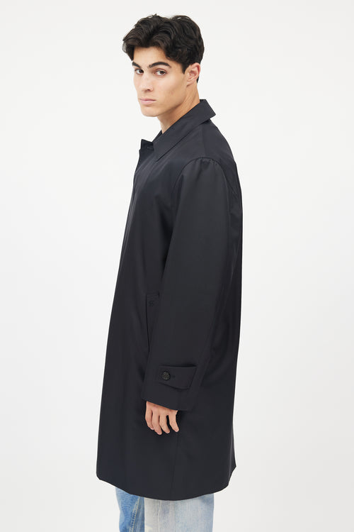 Givenchy Black Nylon Coat