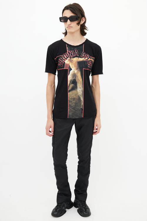 Givenchy Black 
Multicolour Virginia Bitch T-Shirt