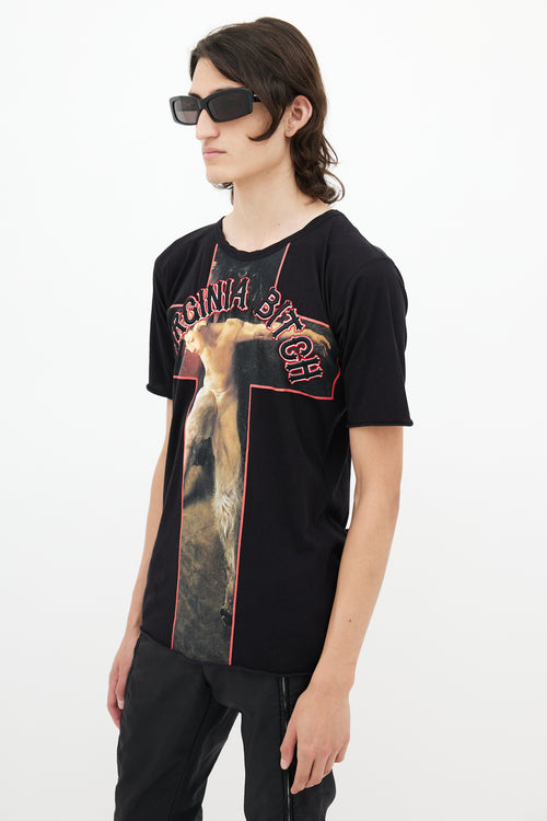 Givenchy Black 
Multicolour Virginia Bitch T-Shirt